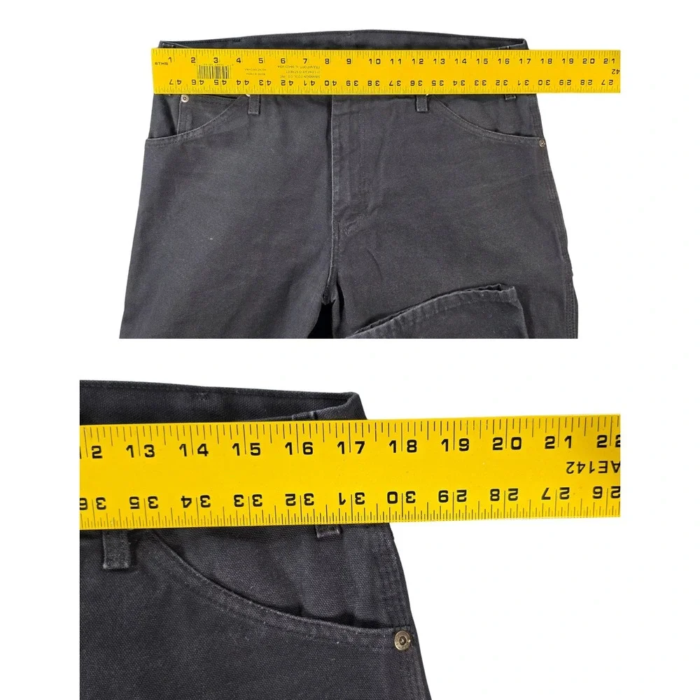 Dickies Carpenter Work Pants Men's 34x30 Black Utility Workwear